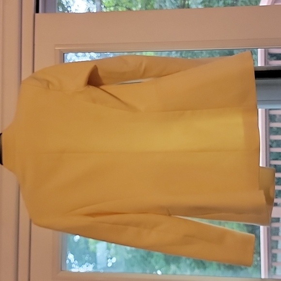 Zara Streamlined Blazer - Butter Yellow - Size SX - Picture 6 of 7